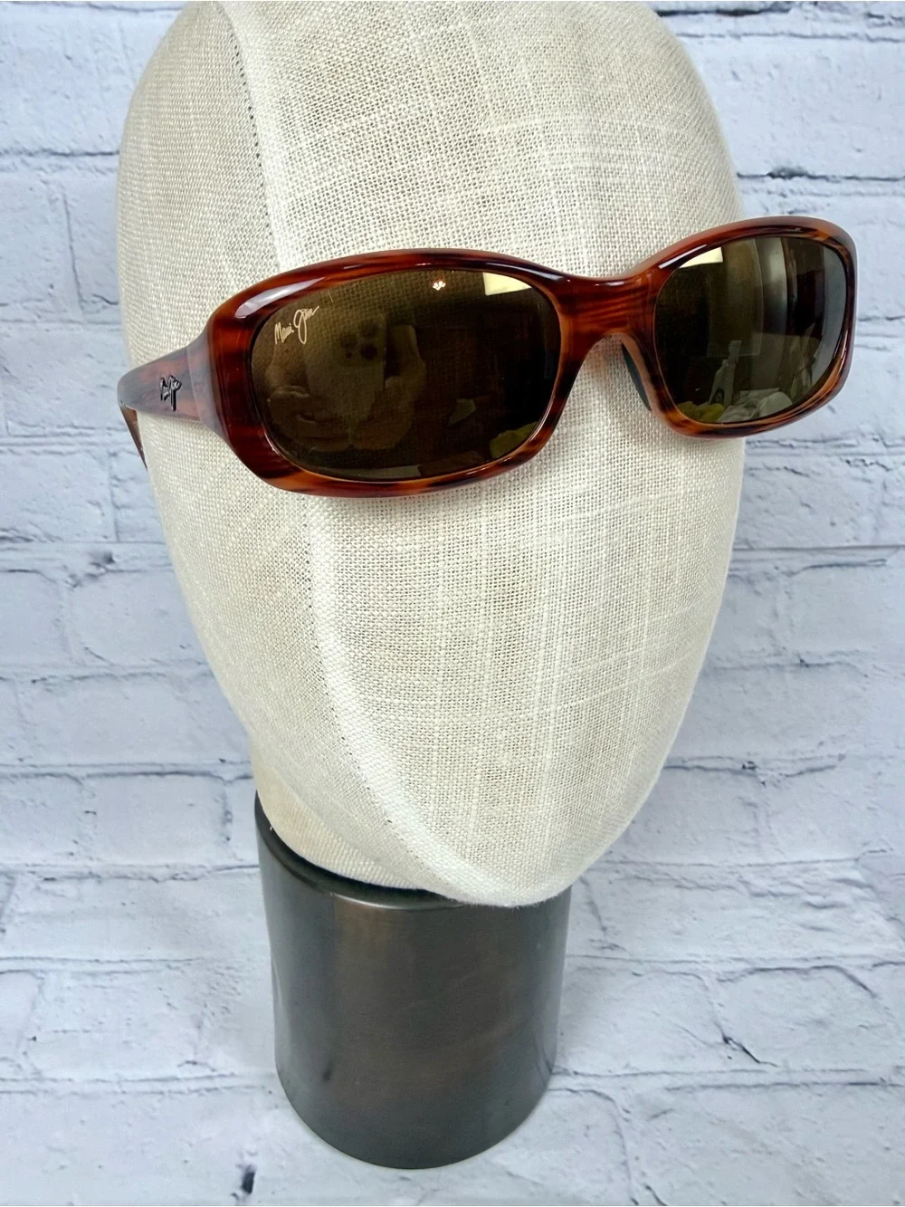 Maui Jim Punchbowl MJ219-12 Rectangle Rosewood Pink/Brown 54-17 135 Made Italy